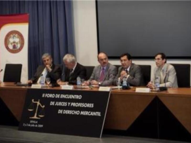 Sevilla acoge el II Foro de jueces y profesores de Derecho Mercantil con el patrocinio de Cajasol