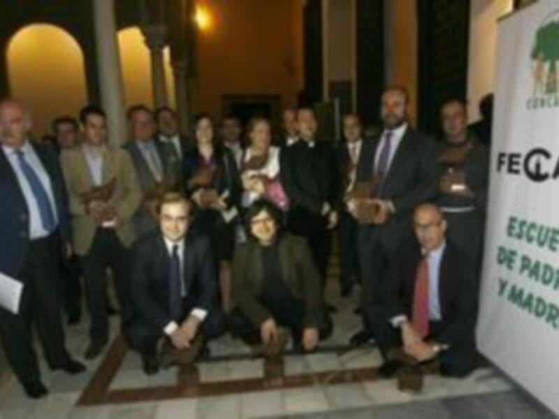 Manuel Contreras ,Fernando Iwasaki , Carmen Gavira,José Dugo y Juan Diego Márquez,  y Javier Caraballo, premiados 