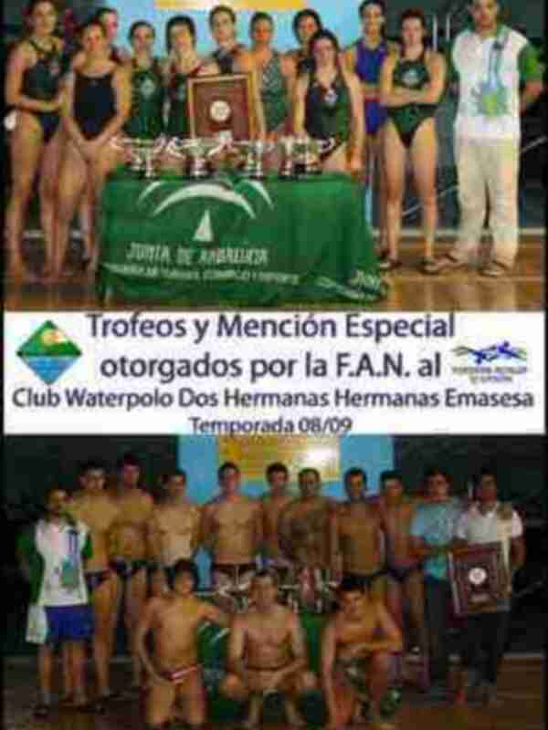 El Club Waterpolo Dos Hermanas-EMASESA protagoniza la clausura de la temporada regional