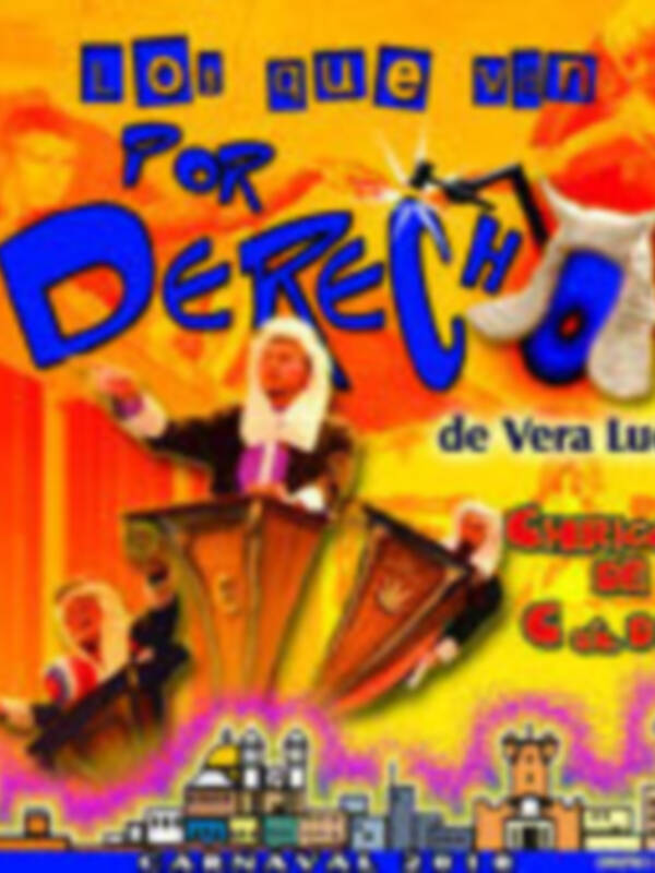 Juan Antonio Ruiz diseña la portada del cd de "Los que van por derecho" 1º premio de chirigotas 2010 