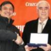 Luciano Alonso destaca en Antequera la buena salud del ciclismo andaluz en su visita a la última etapa de la Vuelta a Andalucía 