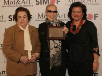 Lina, Eva González y Tony Benítez, "Claveles de la Prensa" 2010