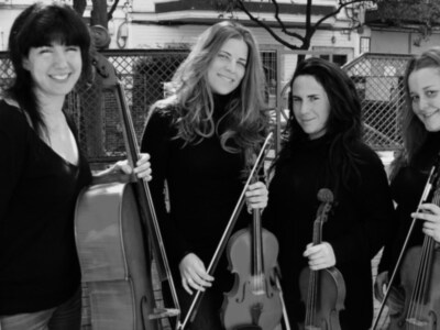 Mañana, concierto del cuarteto de la orquesta de mujeres Almaclara