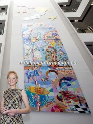 Uta Geub inaugura su nueva exposición en las Bodegas Pedro Romero