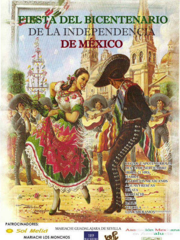  La asociación mexicana en Andalucía celebra en capote la fiesta del bicentenario de la independencia de México