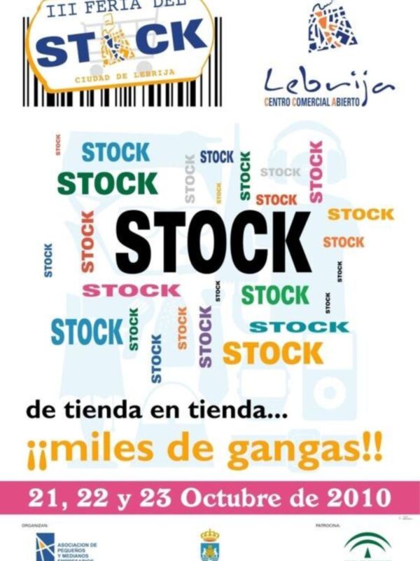 Los días 21, 22 y 23 de octubre se celebra la III Feria del Stock en Lebrija