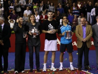 David Ferrer y María José Martínez, maestros en Sevilla