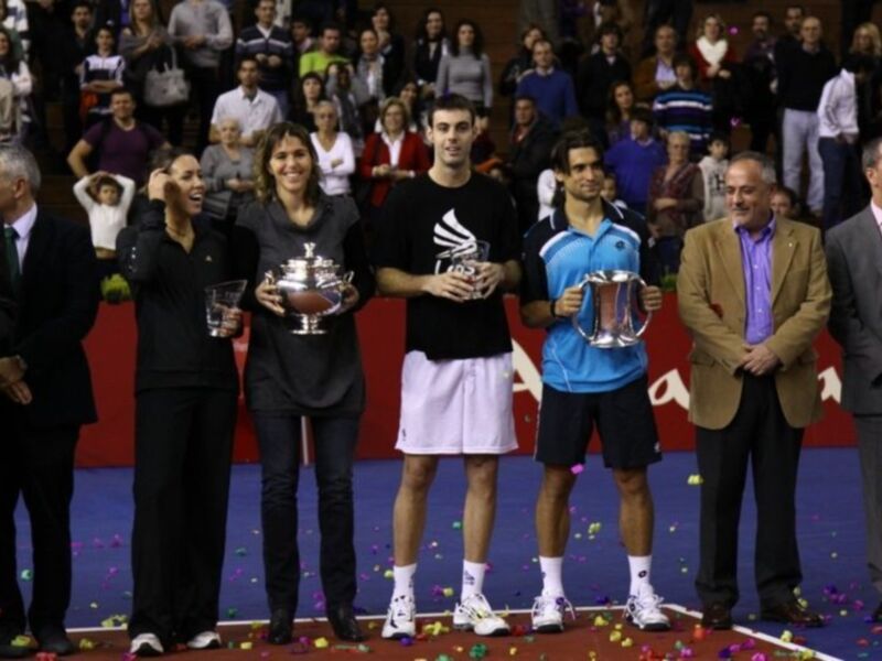 David Ferrer y María José Martínez, maestros en Sevilla