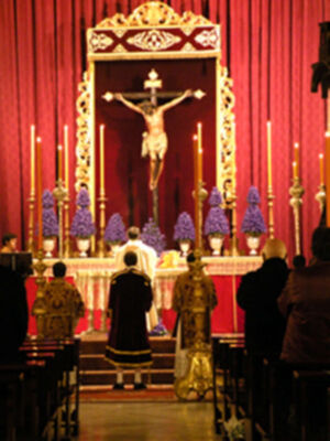 Galería del Altar de Quinario en Honor al Cristo de Burgo de la ciudad de Sevilla