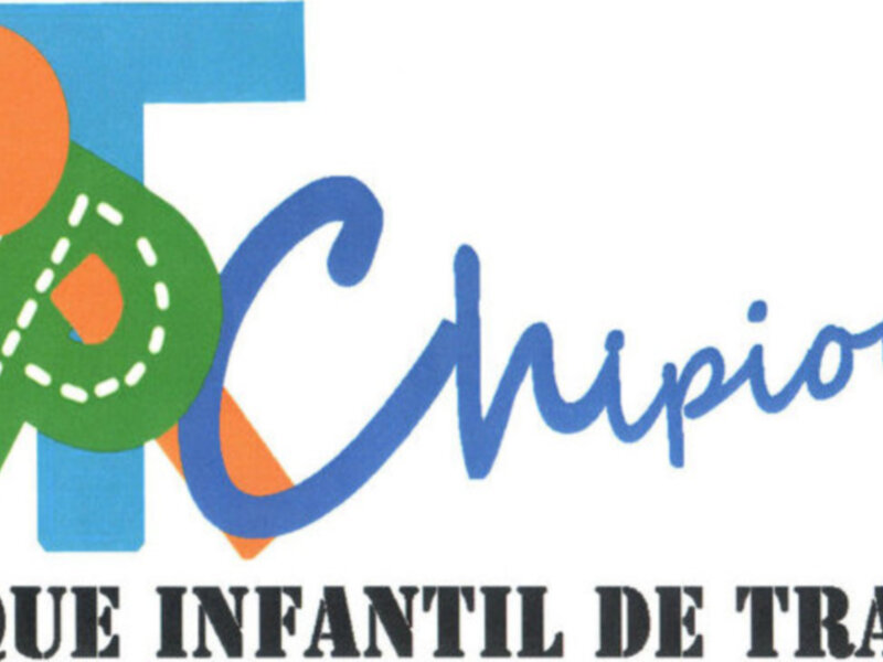 El parque infantil de tráfico ya tiene logo(Chipiona)