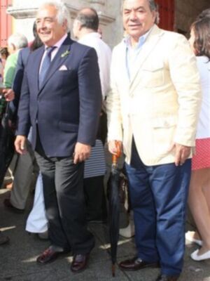Muchas caras conocidas en la feria de Sevilla