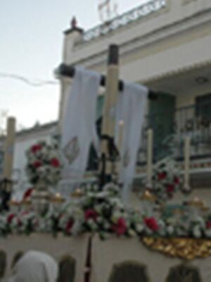 Procesión de la Cruz de Mayo del Grupo Joven de la Hdad. de Ntra. Sra. del Rosario Coronada, de Burguillos