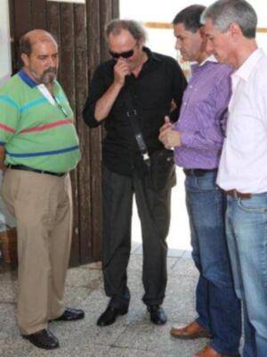 Amador Mohedano llevo flores para Rocío Jurado en el V aniversario de su fallecimiento