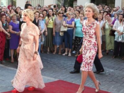 Eugenia Martínez de Irujo en la boda de la hija de Carmen Tello