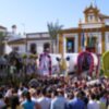 El martes, Salida de las Carretas  de Gines al Rocío, Fiesta de Interés Turístico de Andalucía 