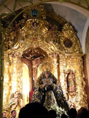Solemne Procesión de subida de los titulares de la Hermandad de la Vera-cruz de Alcalá del Río (Sevilla)