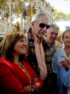 Fran Rivera y Simoneta Gómez Acebo en  el camino del rocío   