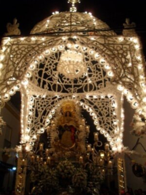 La Patrona de Carrión se trasladó a la Parroquia‏