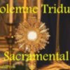 Recta final Solemne Triduo Sacramental en la querida y popular Hermandad Los Gitanos de Sevilla. Hoy ultimo día Procesión con Su Divina Majestad, Participa.