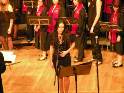 Musical góspel del coro de la Universidad de Sevilla, en Cajasol