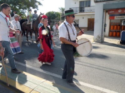 La Hermandad del Rocío de Triana, devuelta por la calle Real de Castilleja