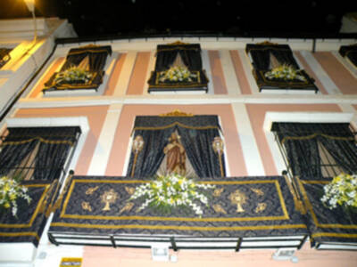 Galería de altares y balcones del Corpus Christi del centro Sevillano
