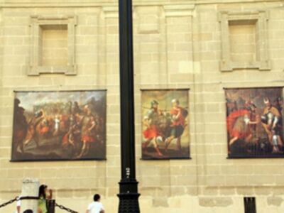 Galería de altares y balcones del Corpus Christi del centro Sevillano