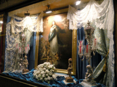 Galería de altares y balcones del Corpus Christi del centro Sevillano