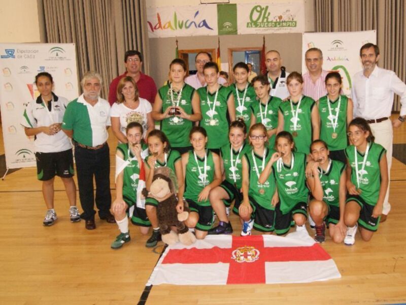 OS Unicaja Almería campeón del Cadeba minibasket femenino 2011