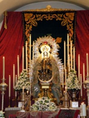 Altar y cultos en la capilla del Carmen de Calatrava (Sevilla)‏