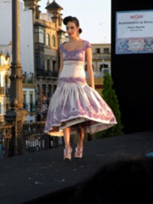 Moda sobre puente de Triana