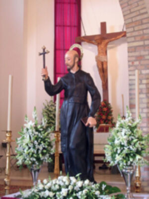 Cultos a San Ignacio de Loyola, patrón de la pedania de Alcalá del Río ( pueblo de la provincia de Sevilla), de San Ignacio del Viar&#8207;