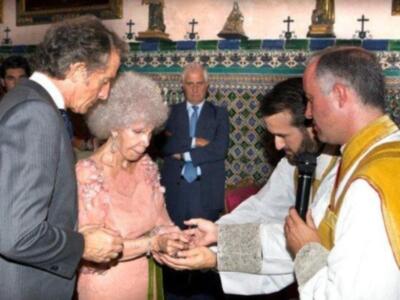 La Duquesa de Alba da el si quiero a Alfonso Díez
