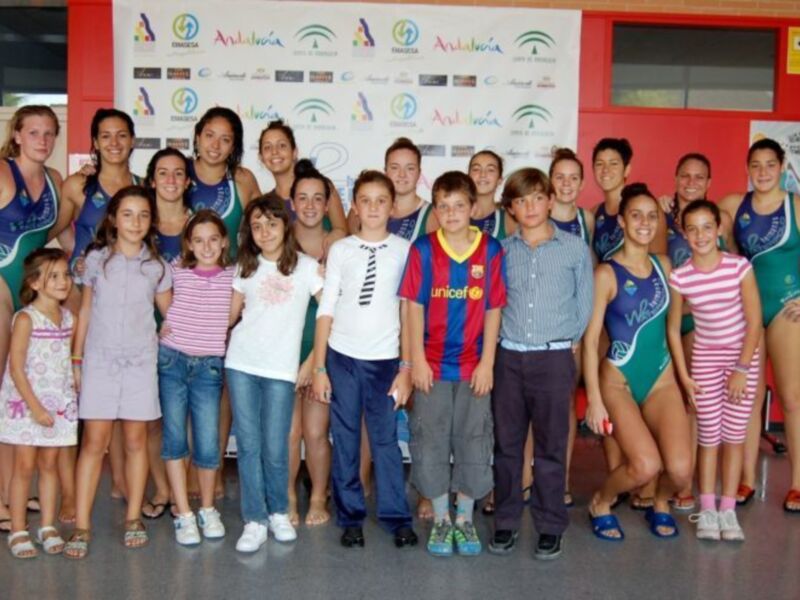 La campaña 'Mójate con el waterpolo' se hace sentir en Montequinto