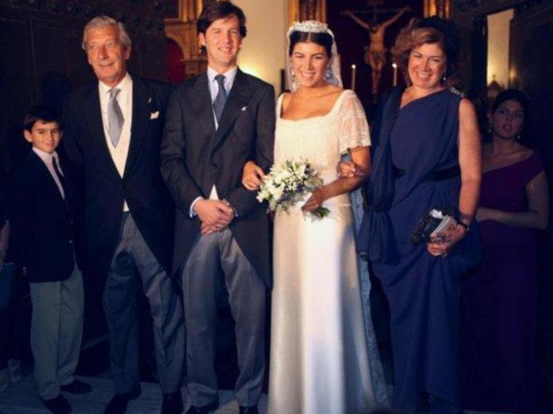 Cary Lapique y Ana Gamazo de boda en Sevilla