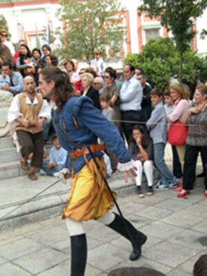 D. Juan Tenorio por las plazas Sevillanas