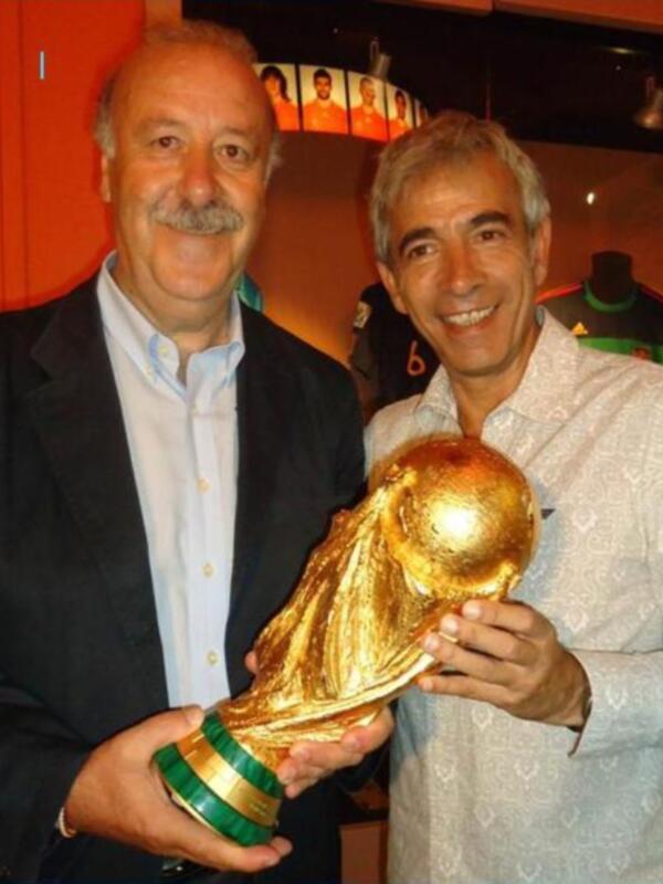 Vicente del Bosque e Imanol Arias juntos en "De par en par" de Canal+