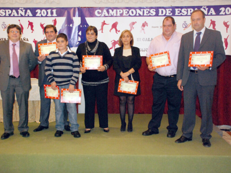 Bolo andaluz: el deporte autóctono en la Gala de Campeones de España de Gijón.