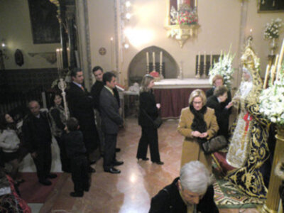 Galería del Besamano de la Stma Virgen de la Esperanza de la Hermandad de Jesús Nazareno de Alcalá del Río