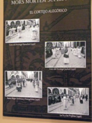 L a Real Hermandad del Santo Entierro, de Sevilla, inauguró su exposición de en seres en el ateneo Sevillano