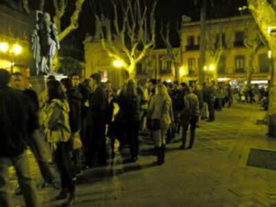 Solemne besamanos del Gran Poder en la madrugada del Sábado Pasión