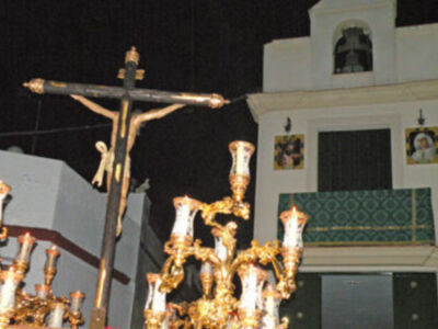 Bendición  del nuevo paso y Vía-crucis del Stmo. Cristo de la Vera-cruz de Alcalá del Rio (Sevilla)