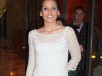 José Fernando ortega apoya a su hermana Gloria Camila en un desfile 