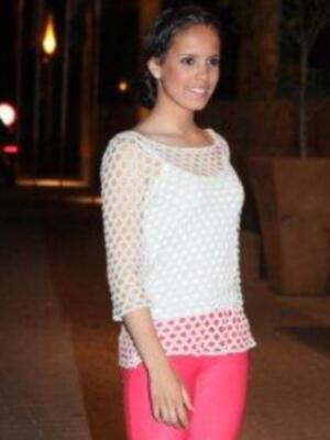 José Fernando ortega apoya a su hermana Gloria Camila en un desfile 