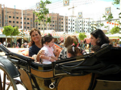 En la ciudad de los farolillos no mermaron las ganas de feria.