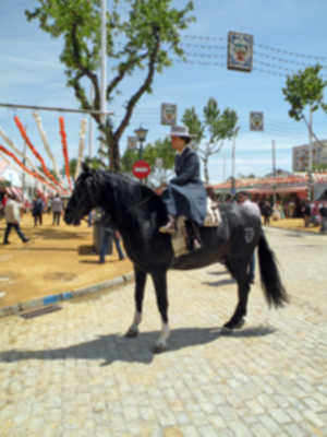 En la ciudad de los farolillos no mermaron las ganas de feria.