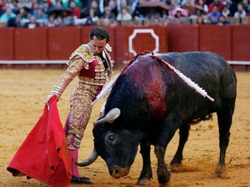 Rafaelillo da una vuelta al ruedo en la de Miura