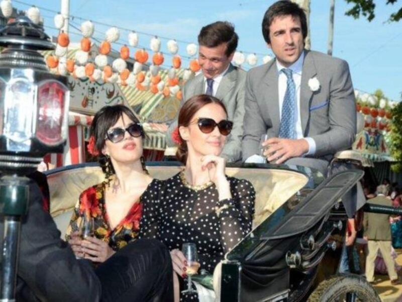 Numerosos personajes conocidos en Feria de Sevilla 2012