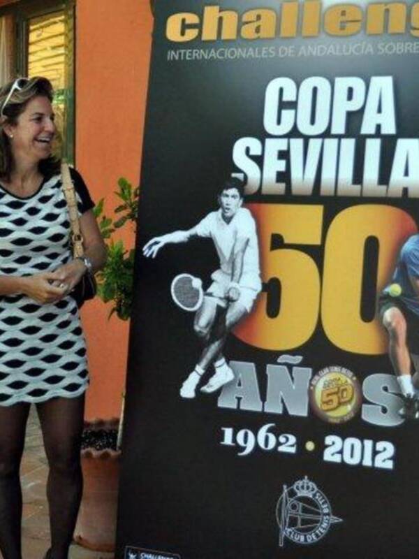 Arantxa Sánchez Vicario en Sevilla