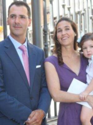 Bautizo de Manuela, nieta de Carmen Tello